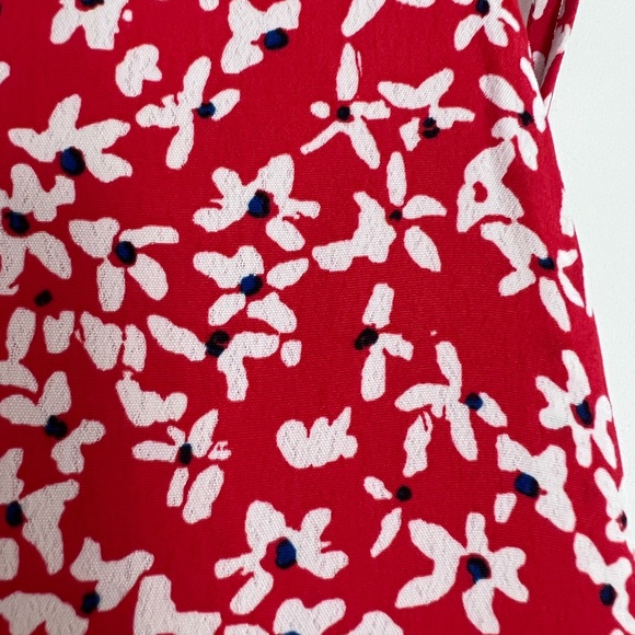 Zara Red Floral Mini Dress - Picture 5 of 5